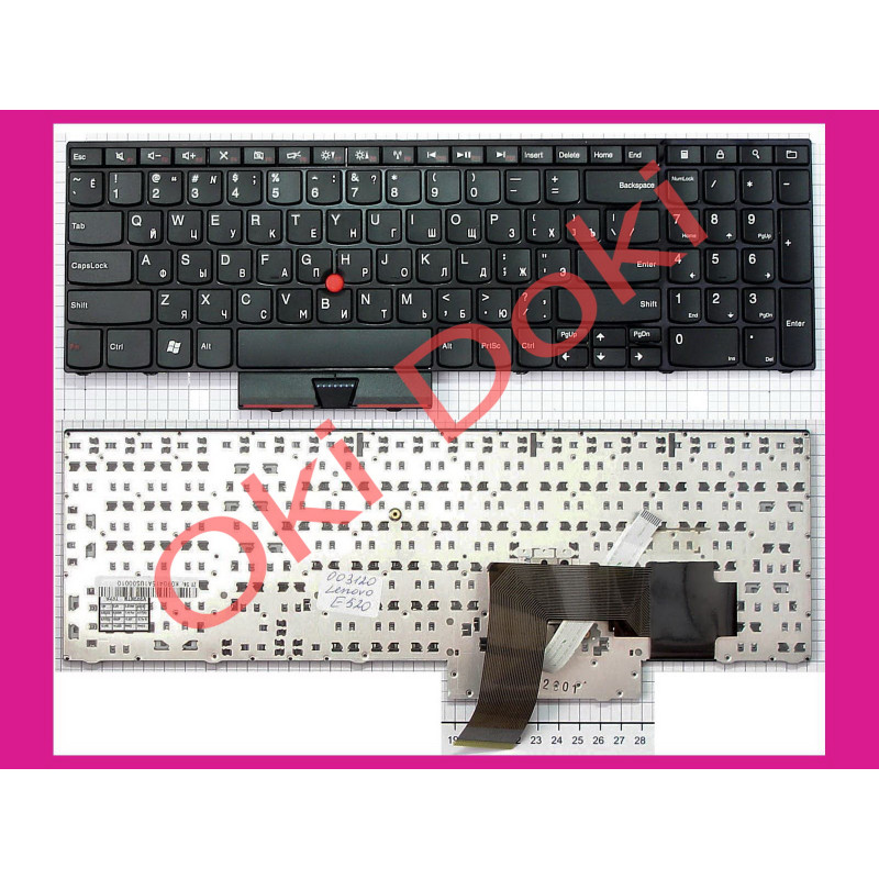 Клавіатура для ноутбука Lenovo ThinkPad Edge E520 Клавіатура для ноутбука Lenovo ThinkPad Edge E520