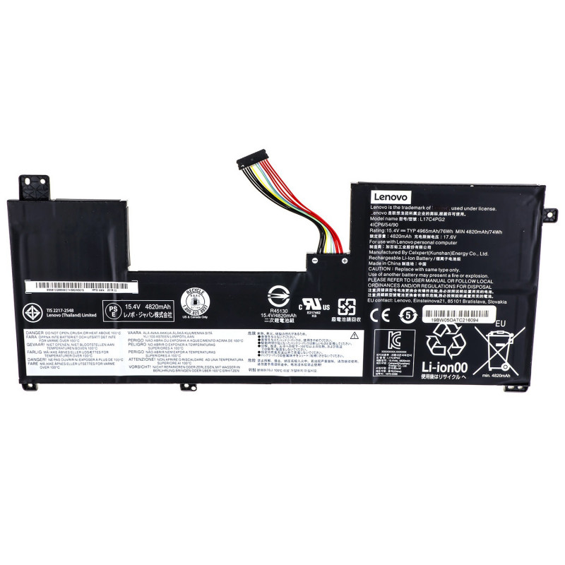 Акумулятор Lenovo L17m4pg2 4ICP6/54/90 5B10Q88556 928QA224H L17C4PG2 L17L4PG2 L17M4PG2 L17S4PG Y740-17ICH Legion Y74017ICH