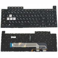 Клавіатура до нотбука ASUS TUF A15 FA506 TUF A17 FX506 series rus black без фрейма,підсвітка клавіш