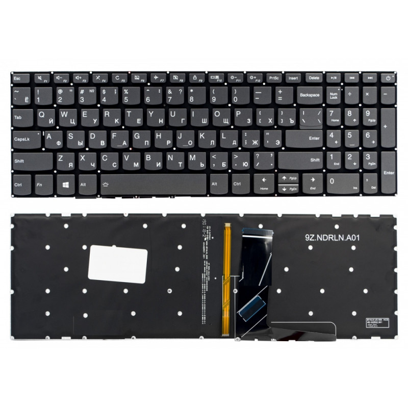 Клавиатура ноутбука Lenovo Ideapad S145 15ikb S145 15iil 1102