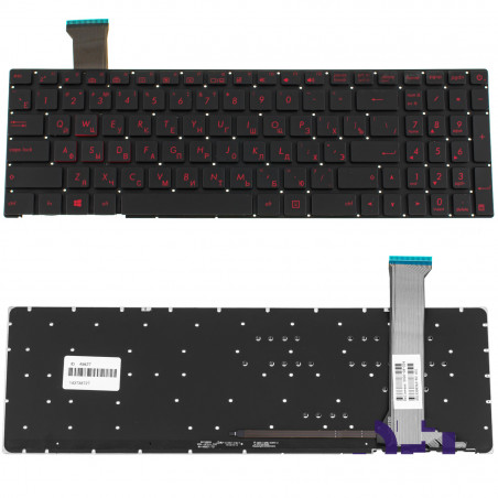 Клавіатура до ноутбука ASUS GL752VW Asus ROG GL752 GL752V GL752VL GL752VW GL752VWM 0KNB0-662CUS00 NSK-UPQBC01 NSK-UPQBC01 0KNB0