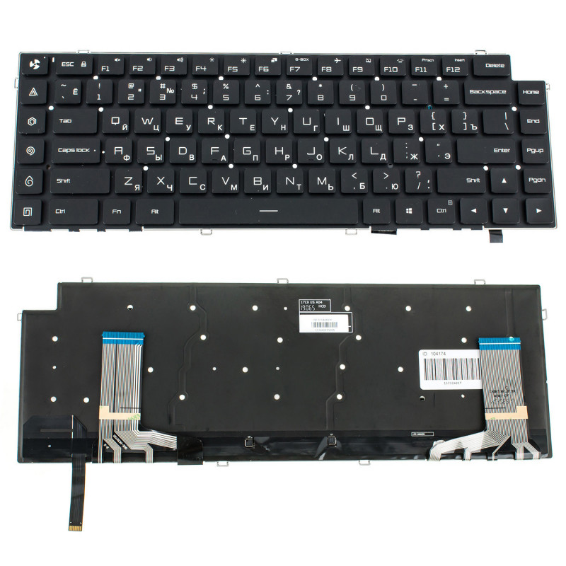 Клавіатура до ноутбука Xiaomi mi gaming 15 MK1900024391 XMG1902 AETMAU00110 AETMAU00010