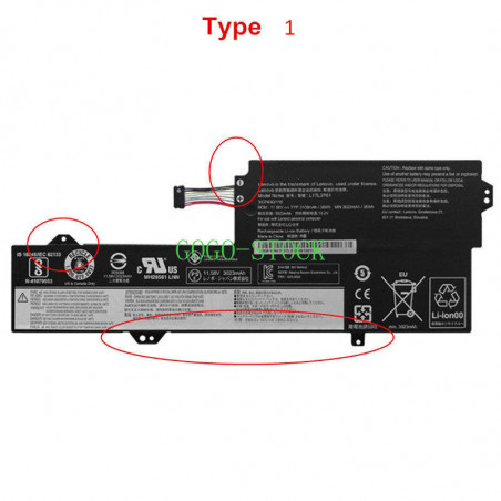 Акумулятор LENOVO L17C3P61 IdeaPad 320s-13IKB 5B10N87357 L17L3P61 L17M3P61 5B10N87358 720-12IKB 330-11IGM Xiaoxin 7000-13 6-11I