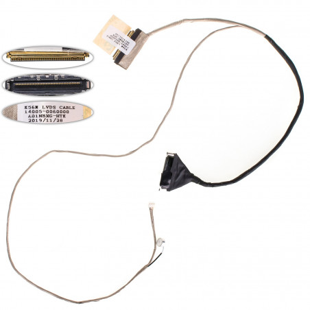Шлейф матриці 14005-00600100 до ноутбука Asus K56, S56 series, LED