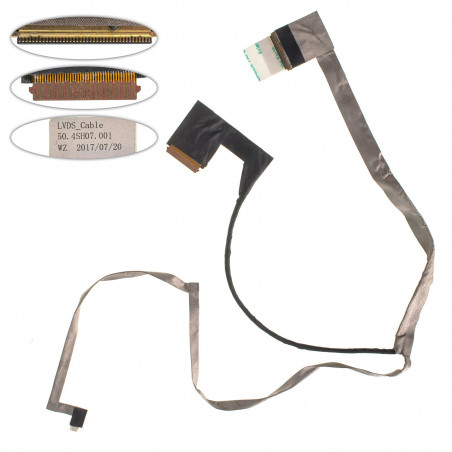Шлейф матрицы для ноутбука LENOVO G580 G585 LED 50.4SH07.001 50.4SH07.002 разъем под камеру MB UMA