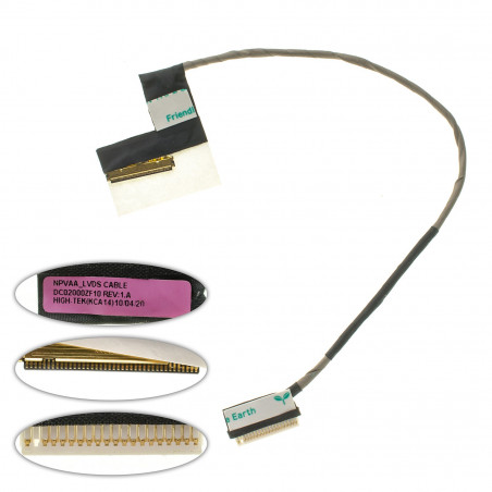 Шлейф матрицы DC02000ZF10 для ноутбука TOSHIBA NB300 NB305 LED