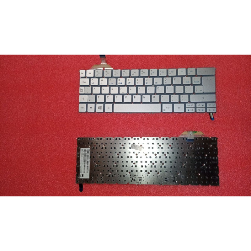 Клавіатура Acer Aspire S7-392 S7-391 silver із підсвіткою