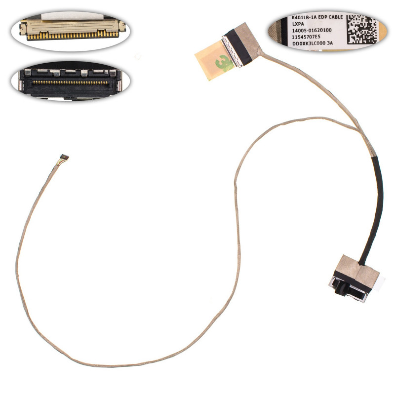 Шлейф матриці 14005-01620100 до ноутбука ASUS K401 series LED Шлейф матриці 14005-01620100 до ноутбука ASUS K401 series LED