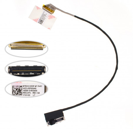 Шлейф матриці 14005-01930200 до ноутбука ASUS N752VX