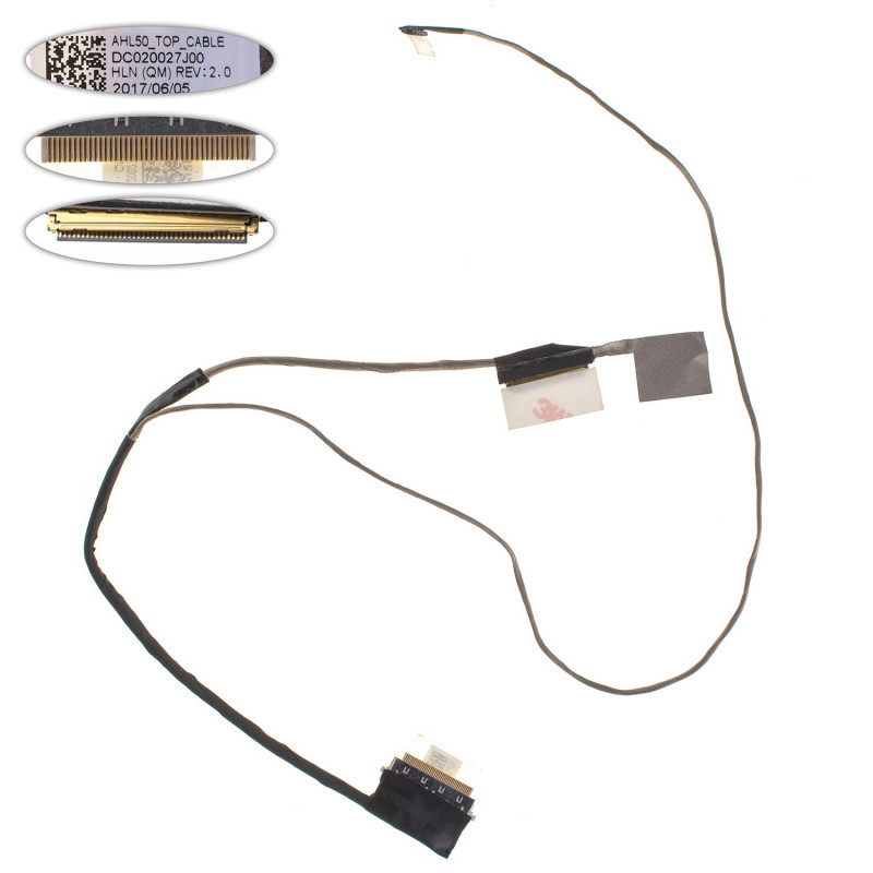 Шлейф матрицы DC020027J00 для ноутбука HP Pavilion 15-ac, 15-af LED Шлейф матрицы DC020027J00 для ноутбука HP Pavilion 15-ac, 15-af LED