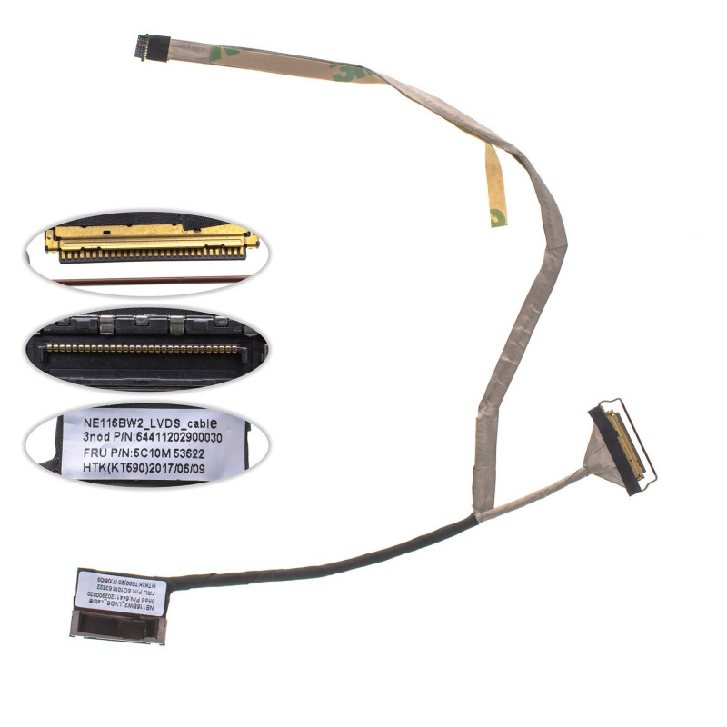 Шлейф матриці до ноутбука LENOVO IdeaPad 110S-11IBR eDP 5C10M53622 Шлейф матриці до ноутбука LENOVO IdeaPad 110S-11IBR eDP 5C10M53622