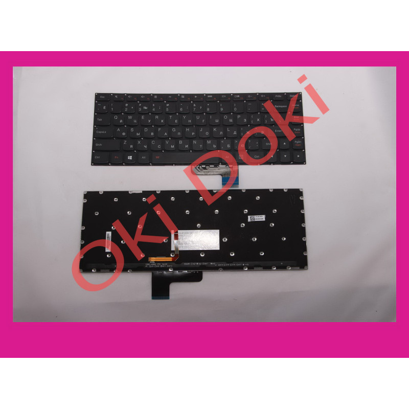 Клавиатура для ноутбука LENOVO (Yoga-2 13) E31-70, E31-80 rus, black, без рамки