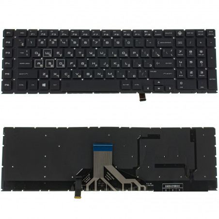 Клавіатура HP Omen 17-cb 17-cb0020 17-cb0044tx 17-cb0002 primax pk132k02b05 7j2110 L57380-251 L61639-251 AM2K0000310 AM2K0000320