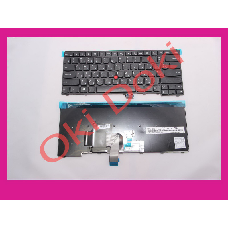 Клавіатура для ноутбука LENOVO ThinkPad Edge T431S, T440, T440P, T440S,E431, E440, T450, T460, TS440 rus, black, підсвітка Клавіатура для ноутбука LENOVO ThinkPad Edge T431S, T440, T440P, T440S,E431, E440, T450, T460, TS440 rus, black, підсвітка
