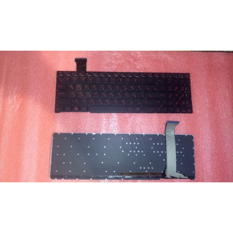 Клавіатура ASUS G551 N551N552 N751 G58 series rus червона підсвітка