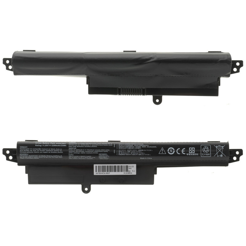 Батарея для ноутбука Asus A31N1302 X200CA X200MA X200LA F200CA 11.1V 2200mAh Black Батарея для ноутбука Asus A31N1302 X200CA X200MA X200LA F200CA 11.1V 2200mAh Black