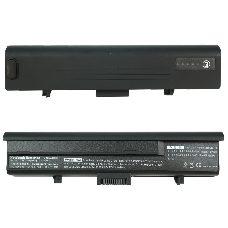 Акумулятор до ноутбука Dell PP25L XPS M1330 series Inspiron 1318 11.1V 5200mAh Black