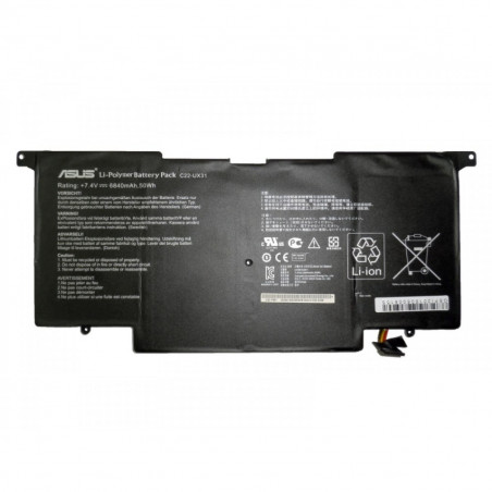 Батарея для ноутбука Asus C21-UX31 Zenbook UX31,UX31A UX31E 7.4V 6840mAh Black Orig