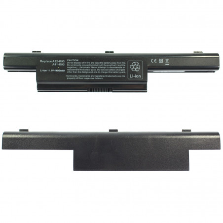 Батарея для ноутбука ASUS A32-K93 A93S A93SV K93S K93SM K93SV A95V A95VM K95V K95VM series 11.1V 4400mAh Black
