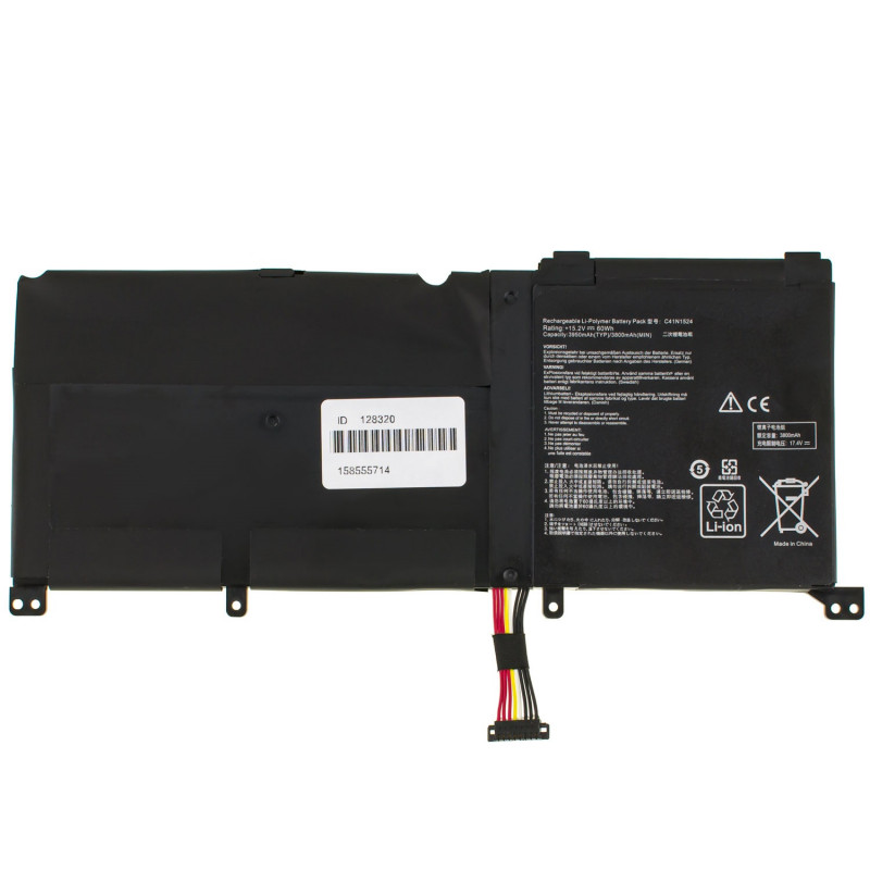 Батарея для ноутбука ASUS C41N1524 ROG G501VW UX501JW UX501VW 15.2V 60Wh Black