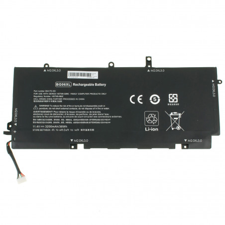 Акумулятор до ноутбука HP BG06XL EliteBook Folio 1040 G3 11.4V 32