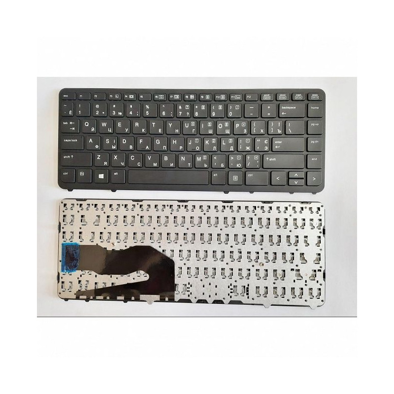 Клавіатура HP EliteBook 740 745 750 755 840 850 g1 g2 ZBook 14 чорна з підсвіткою російських та англійських букв
