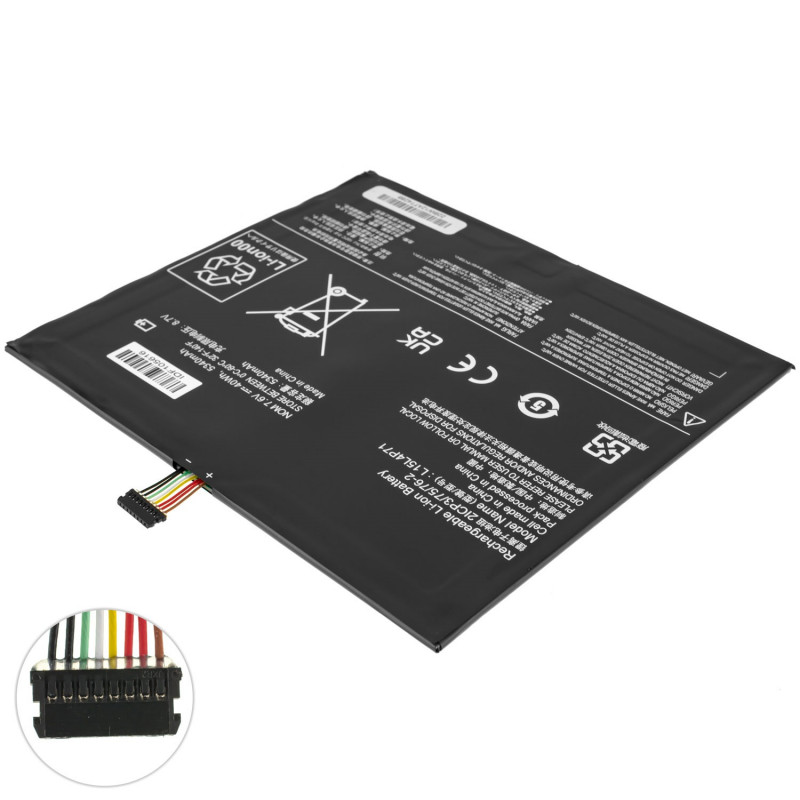 Акумулятор до ноутбука LENOVO L15L4P71 MIIX 700 700-12ISK 7.6V 5340mAh 40Wh Black Акумулятор до ноутбука LENOVO L15L4P71 MIIX 700 700-12ISK 7.6V 5340mAh 40Wh Black
