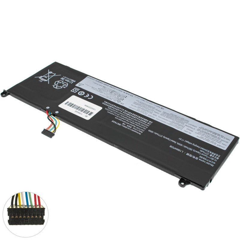 Батарея для ноутбука LENOVO L19C4PDB ThinkBook 14s Yoga TL 14 G2 ARE 15.44V 3912mAh 60Wh Black Батарея для ноутбука LENOVO L19C4PDB ThinkBook 14s Yoga TL 14 G2 ARE 15.44V 3912mAh 60Wh Black