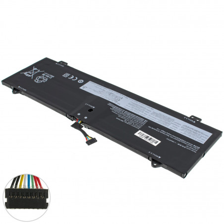 Батарея для ноутбука LENOVO L19L4PDC Yoga 7 14ITL5, 7 15IIL5 15.4V 4615mAh 71Wh Black