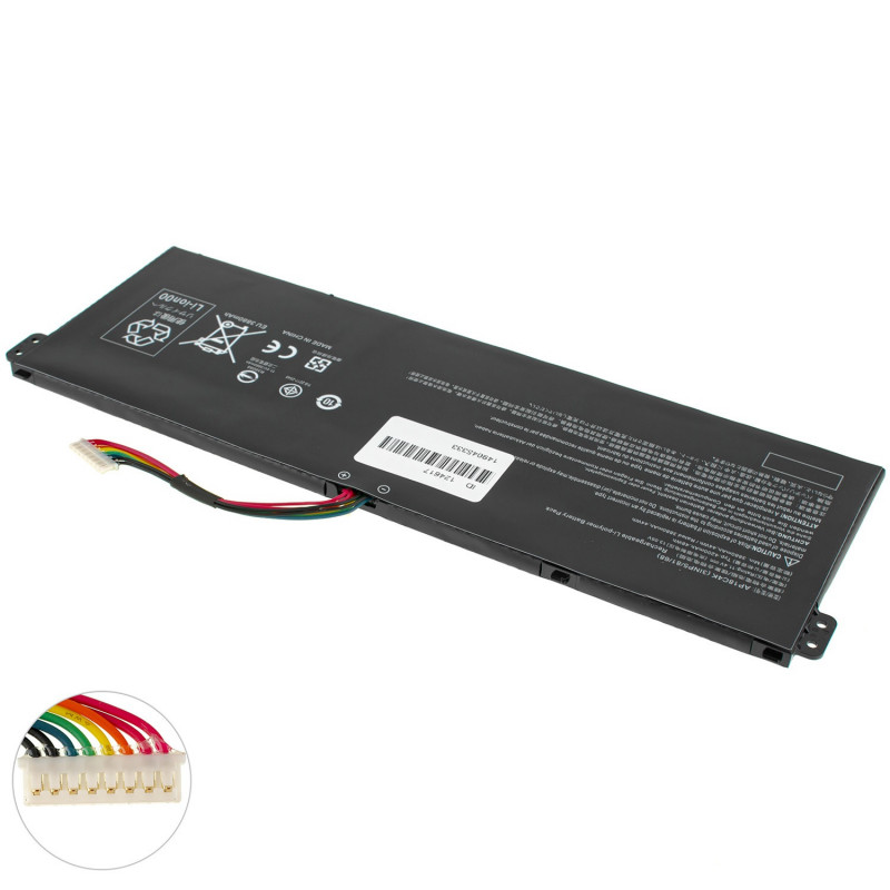 Акумулятор ACER AP18C4K Aspire 5 A515-43 A515-44 A515-54 A715-75G-71RD 11.4V 4200mAh 48Wh Black KT.00304.012