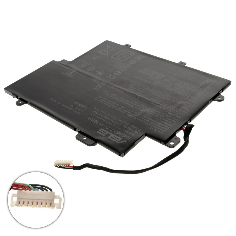 Батарея для ноутбука ASUS C21N1625 VivoBook Flip TP203 series TP203NAH TP203N 7.7V 4940mAh 38Wh Black 0B200-02470000 orig Батарея для ноутбука ASUS C21N1625 VivoBook Flip TP203 series TP203NAH TP203N 7.7V 4940mAh 38Wh Black 0B200-02470000 orig