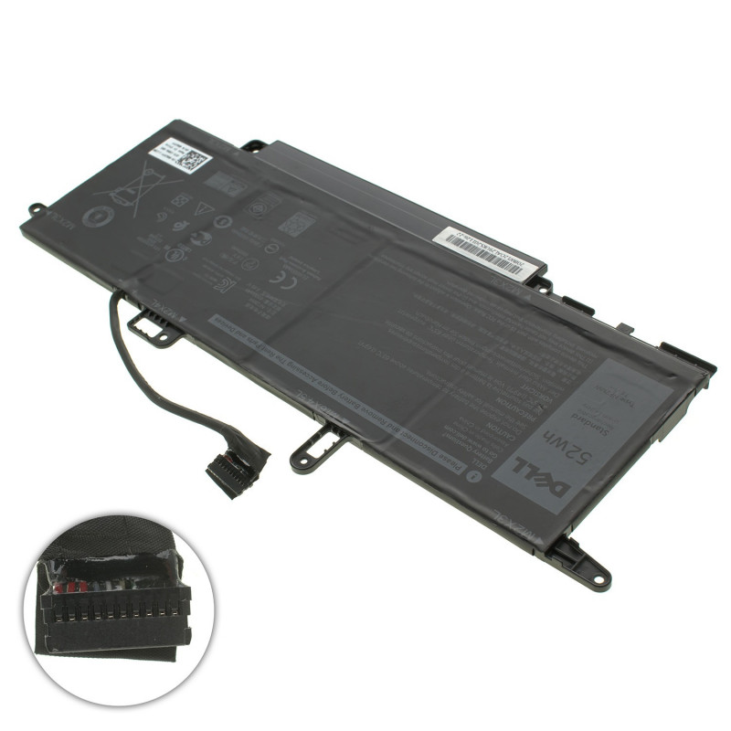 Акумулятор до ноутбука DELL NF2MW Latitude 9410 7.6V 6500mAh 52Wh Black 7146W