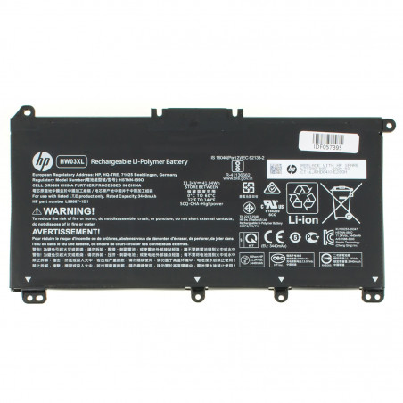 Акумулятор до ноутбука HP HW03XL Pavilion 15z-EH 15-EG 11.34V 3440mAh 41.04Wh Black L96887-1D1 orig