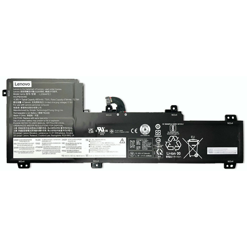 Акумулятор LENOVO L20M4PE1 IdeaPad 5 Pro 16ACH6 5 Pro 16ARH7 5B11B66555 L20C4PE1 L20L4PE1 L20M4PE1 SB11B66551 SB11B66553 5B11B6 Акумулятор LENOVO L20M4PE1 IdeaPad 5 Pro 16ACH6 5 Pro 16ARH7 5B11B66555 L20C4PE1 L20L4PE1 L20M4PE1 SB11B66551 SB11B66553 5B11B6