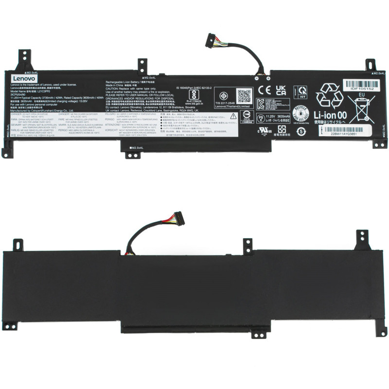 Акумулятор до ноутбука LENOVO L21M3PF0 IdeaPad 1 15IAU7 15ADA7 11.25V 3535mAh 42Wh Black 5B11D96113 Акумулятор до ноутбука LENOVO L21M3PF0 IdeaPad 1 15IAU7 15ADA7 11.25V 3535mAh 42Wh Black 5B11D96113