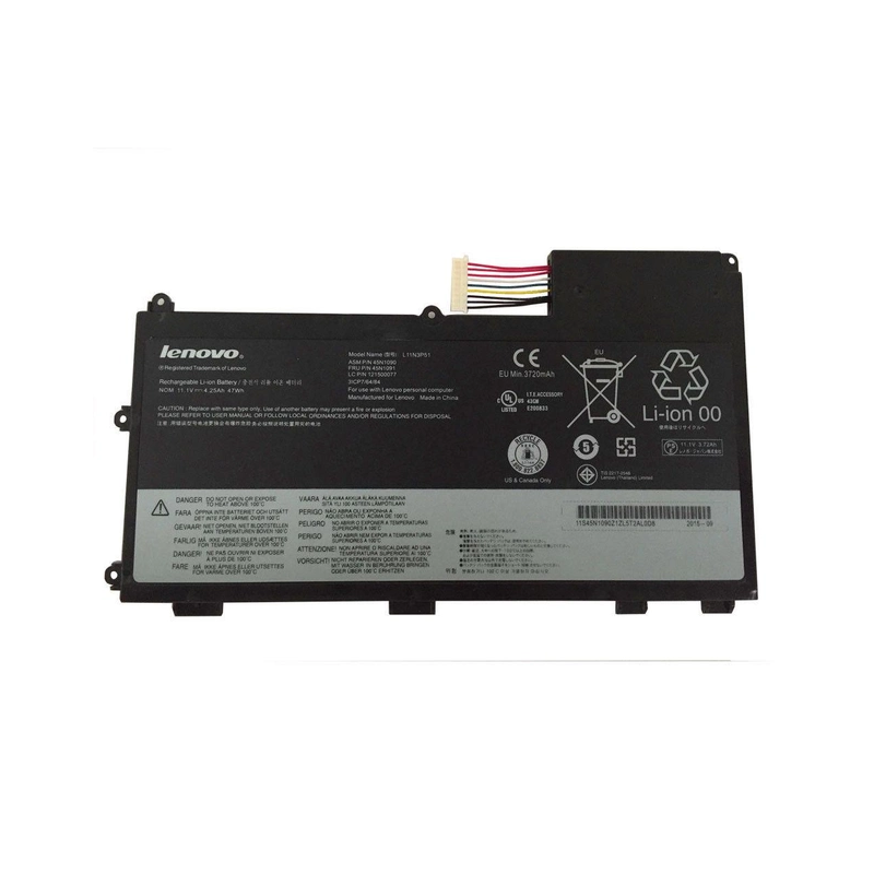 Акумулятор Lenovo L11N3P51 4250 mAh 10,8 V 47 Wh 45N1090 45N1089 45n1088 45N1091 45N1115 45N1114 L11N3P51 L11S3P51 121500077