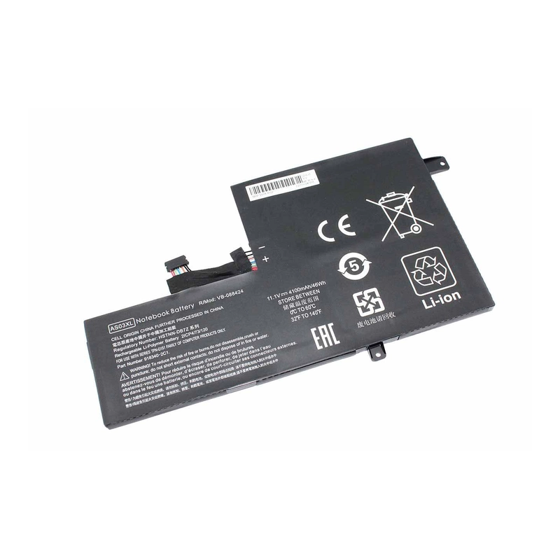 Акумулятор HP AS03XL Chromebook 11 G5 11.1V Black 4100mAh OEM 918340-171 918340-1C1 918340-271 918340-2C1 918669-855 AS03044XL