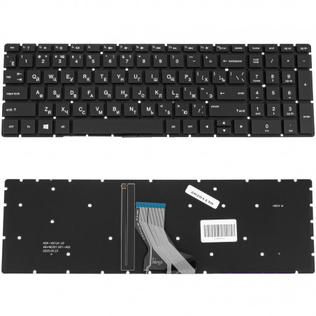 Клавіатура для ноутбука HP Pavilion 15-DA, 15-DB, 250 G7, 255 G7