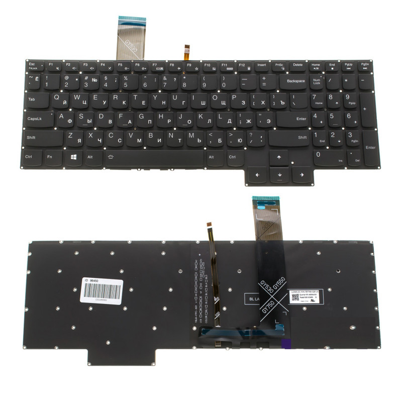 Клавиатура Lenovo PK131JM2B02 SG-A3051-XUA SG A3051 XUA PR5CYB-USI SN4397BL1 SN20Y66096 PR5CYB-RU 5CB0Z37650 PR5CYB 5-17ARH05H