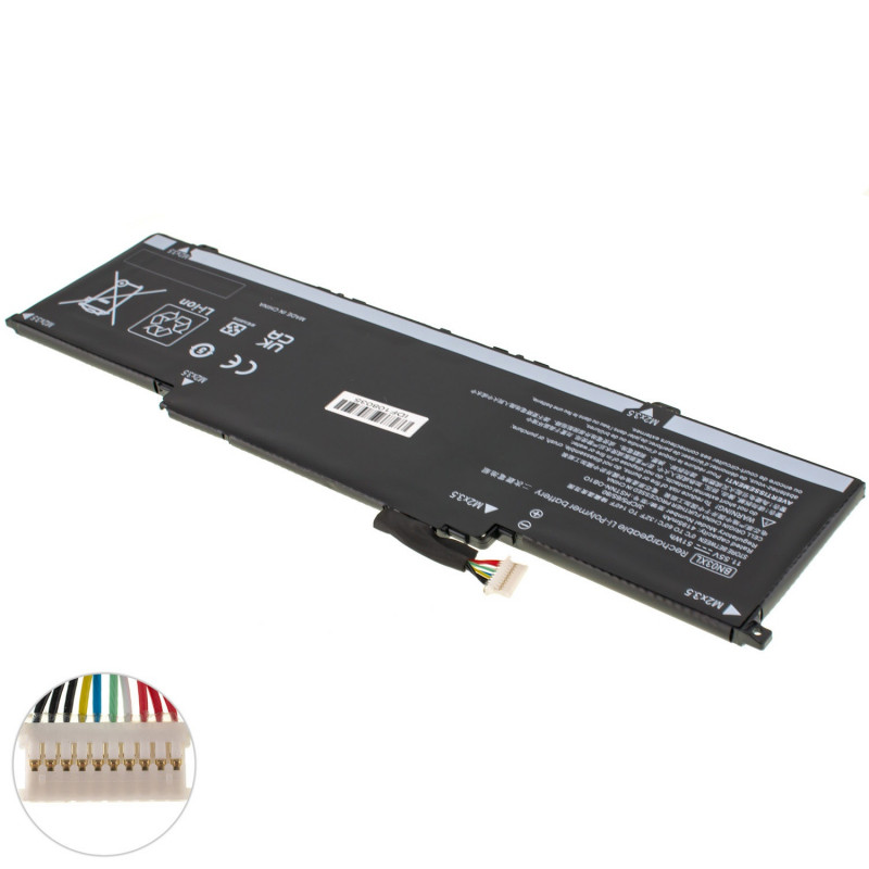 Батарея для ноутбука HP BN03XL Envy X360 13-BA 13-AY 13-AR 15-ED 11.55V 4195mAh 51Wh Black