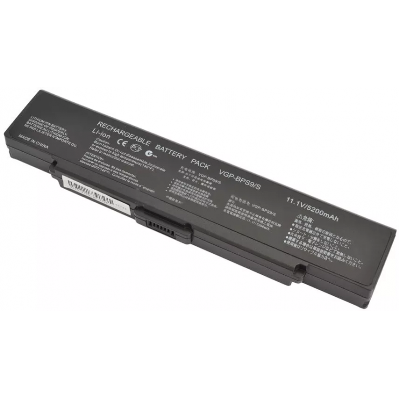 Акумулятор Sony VGP-BPS9 VAIO VGN-AR71ZU VGN-CR11S/L VGN-CR11H/B VGN-CR11S/P VGN-CR11S/W VGN-CR11Z/R VGN-CR120E/L VGN-CR120E/P