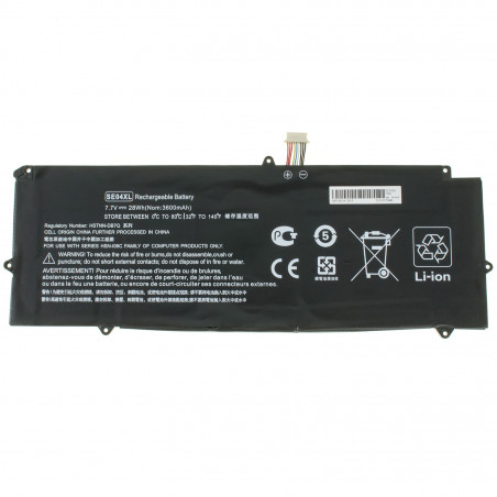 Батарея для ноутбука HP SE04XL HSTNN-DB7Q 860724-2B1 860724-2C1 860708-855 Pro X2 612 G2 7.7V 3600mAh Black orig