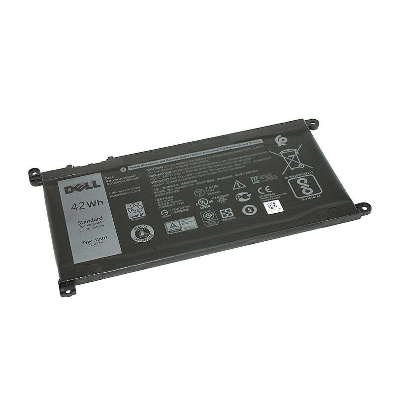 Акумулятор до ноутбука Dell Y07HK 3180 3189 51KD7 P28T001 FY8XM 3510 mAh 11,4 V 42 Wh orig