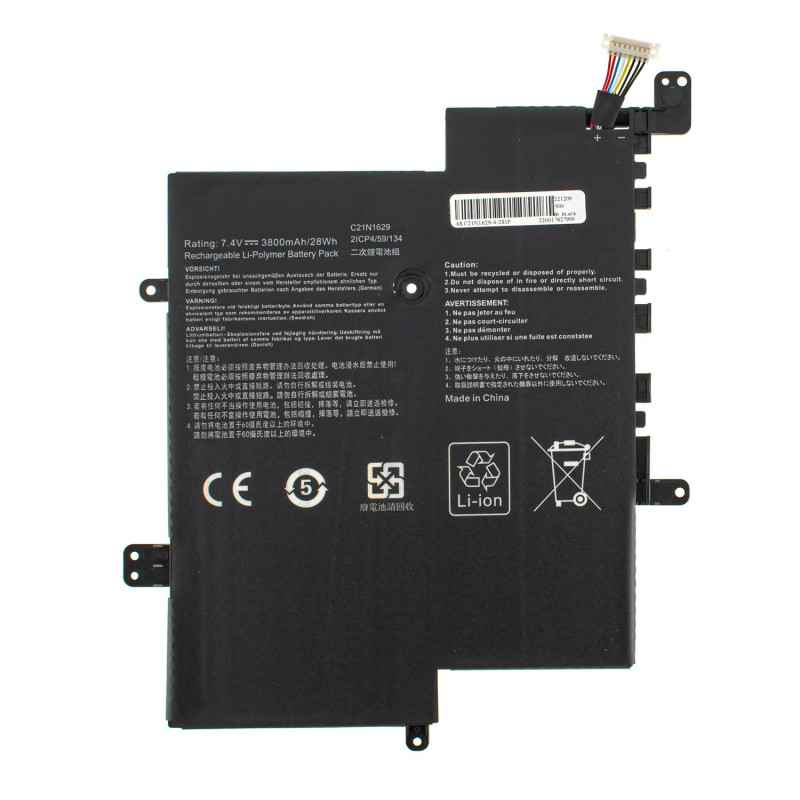 Акумулятор ASUS C21N1629 E203NA E203MA R207NA E203MA E203MA 0021B 0091AN4000 0101EN4000 1A 1B 1E 4000 4000G2 AE4001T DB02 FD001