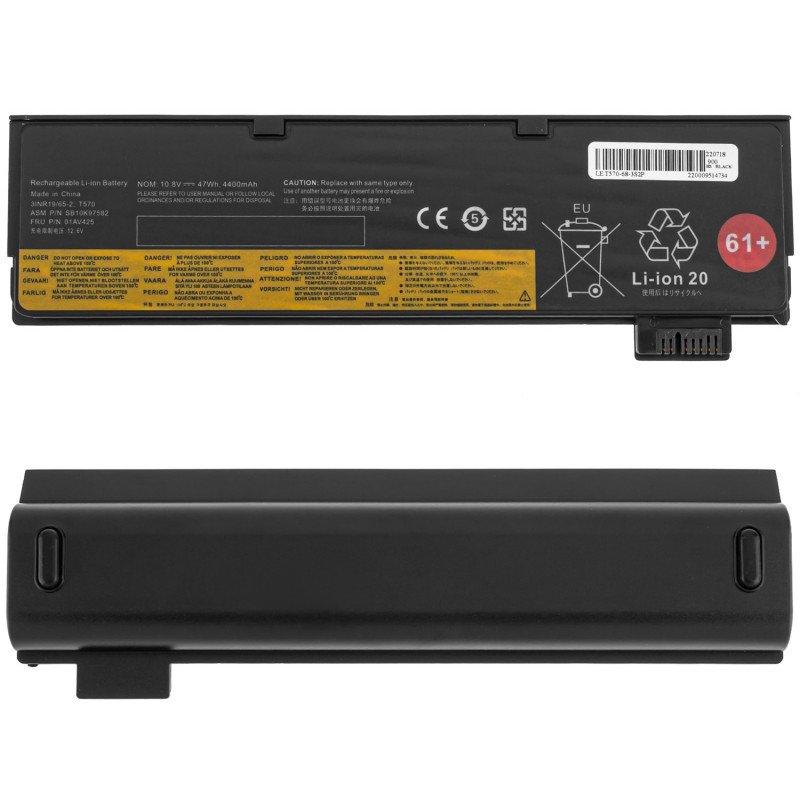 Акумулятор Lenovo ThinkPad T580 20L90020GE 0025GE 000JCD A009CD Акумулятор Lenovo ThinkPad T580 20L90020GE 0025GE 000JCD A009CD