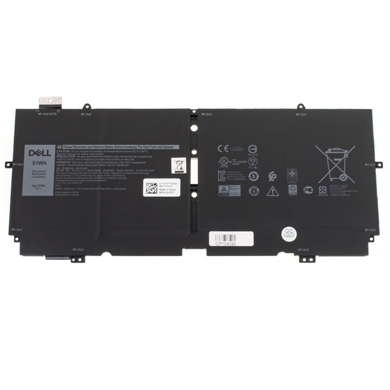 Батарея DELL 52TWH XPS 13-7390-D1505TB D1505TW D1705TW D1805TB D1705S D1605W D1705W D1805S D1805TW D1905S D1505W D1705TB XPS 13