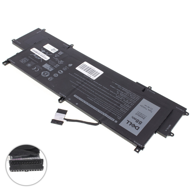 Акумулятор DELL TVKGH 2ICP4/60/80-2 08NFC7 HYMNG N7HT0 N7HTO NTHT0 PKW00 VM71K YMX3G 06DF2 2V575 6HN1M 12NTW 16X54 19DX2 41GJW