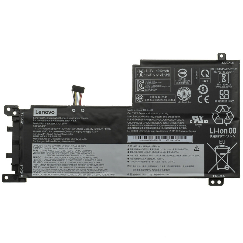 Акумулятор LENOVO L19D3PF3 5B10W86955 L19C3PF4 5B10W86959 L19