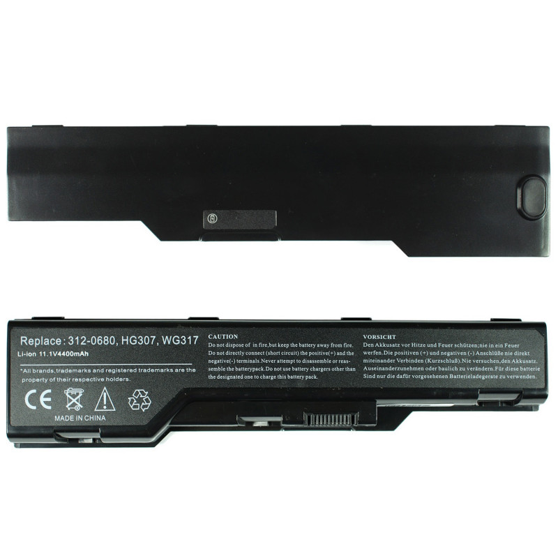 Акумулятор Dell HG307 0RN887 0RU028 0T330 0TK330 0TK362 0TK363 0TX363 0XT816 0XT827 0XT828 312-0660 312-0662 312-0663 3UR18650F