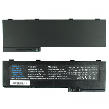 Батарея для ноутбука HP 2710P Compaq 2710 2710p EliteBook 2730p 27